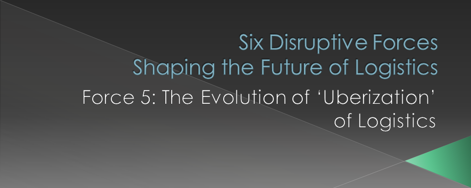 Six Disruptive Forces Shaping the Future of Logistics - Force 4: Importance of Data Security in the GDPR Era Force 4: Importance of Data Security in the GDPR Era